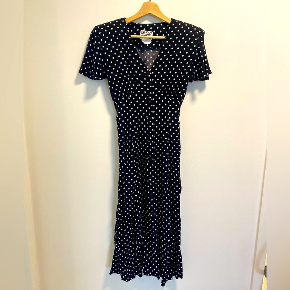 Vintage Polka Dot Pelican Cove Dress - Picture 1 of 6